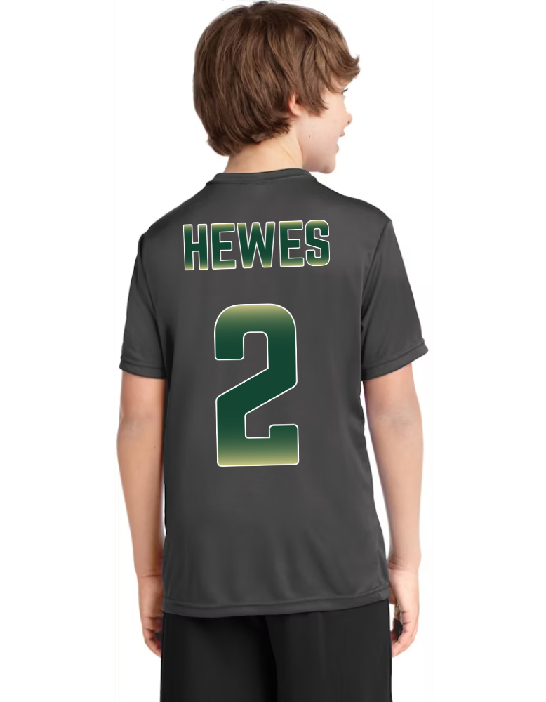 Wildcat Lacrosse Youth Short Sleeve Performance Shirt