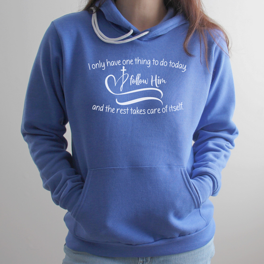 Follow Jesus Fleece Hoodie