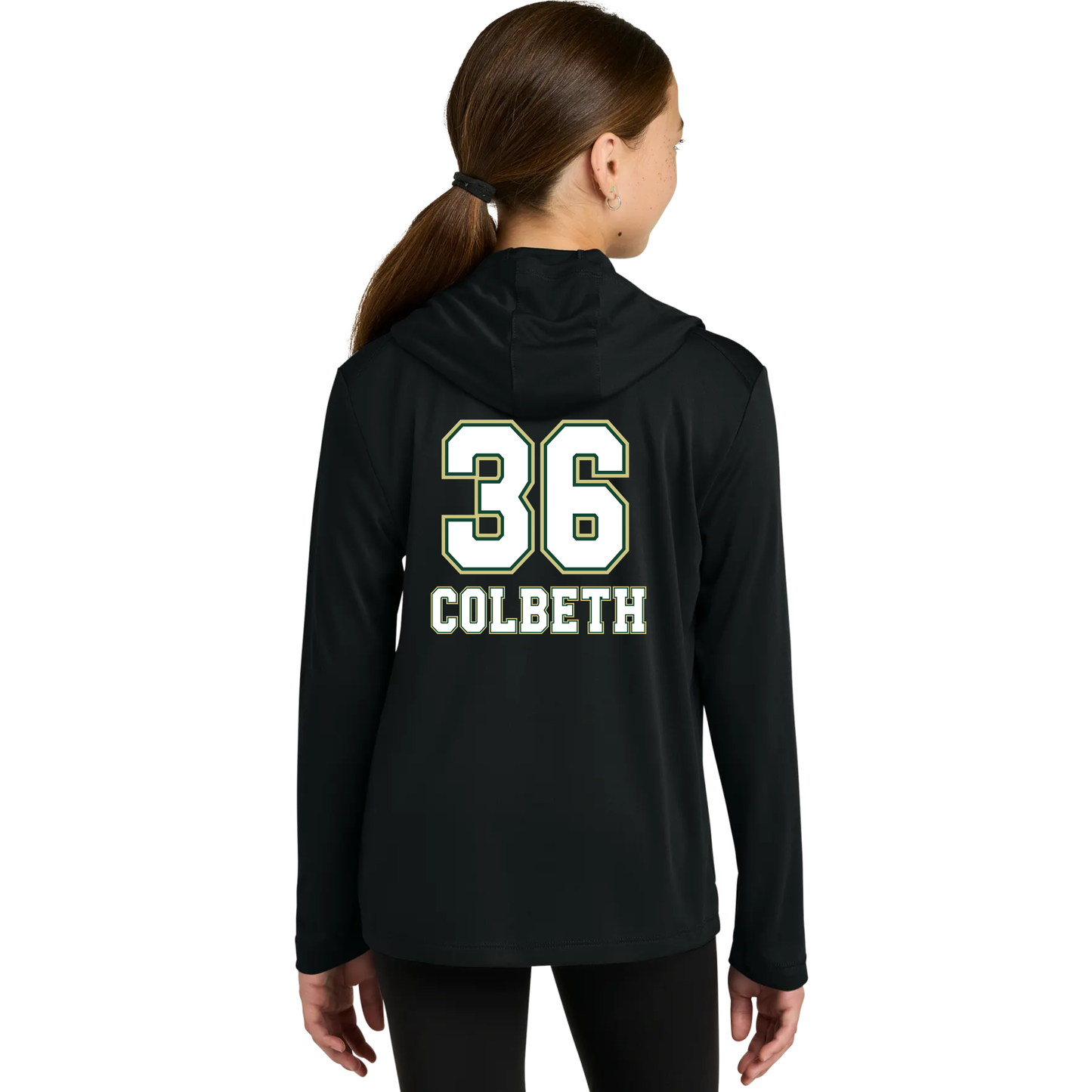 YOUTH Chisago Lakes Fastpitch Long Sleeve Hooded Performance Shirt