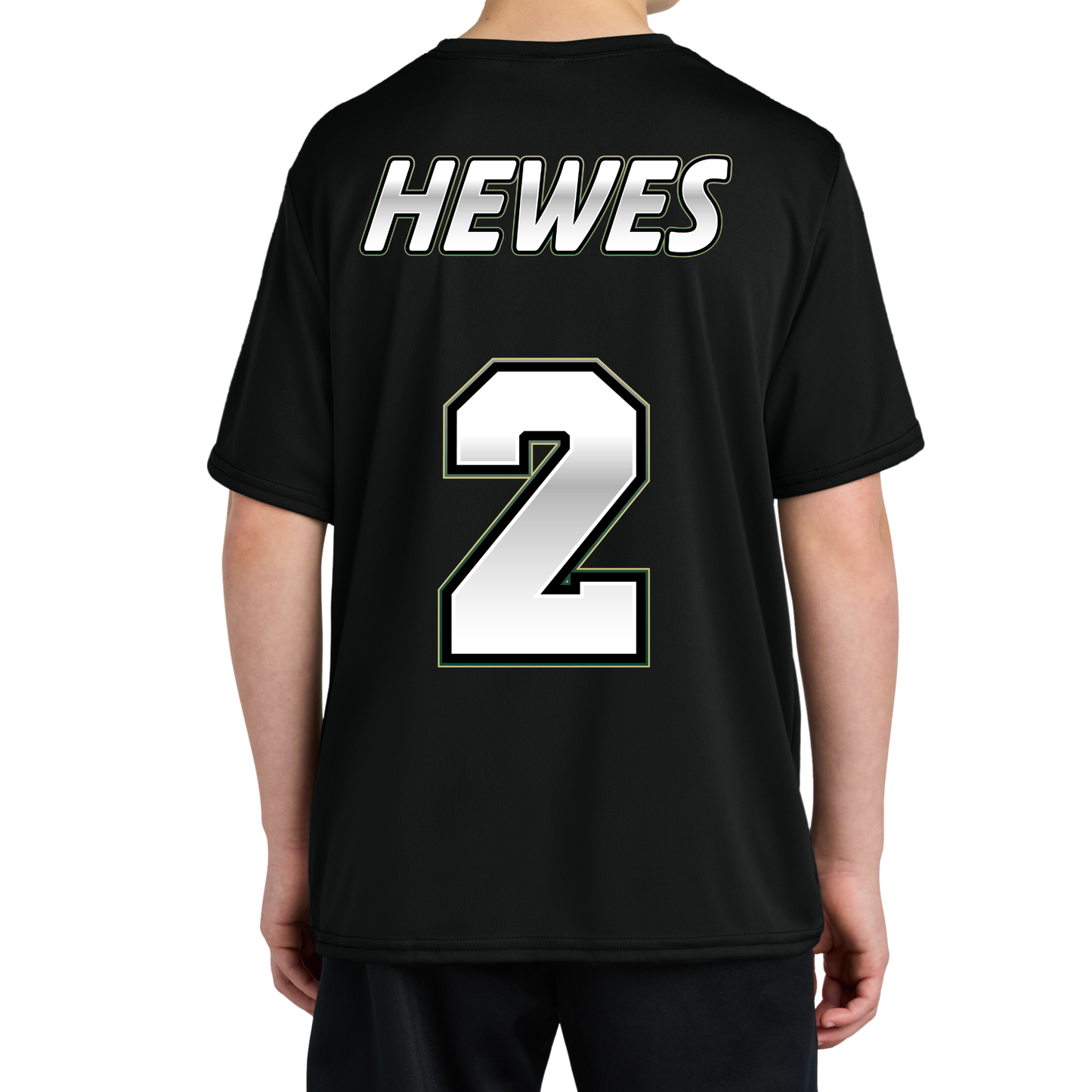 YOUTH Wildcat Lacrosse Short Sleeve Performance Shirt