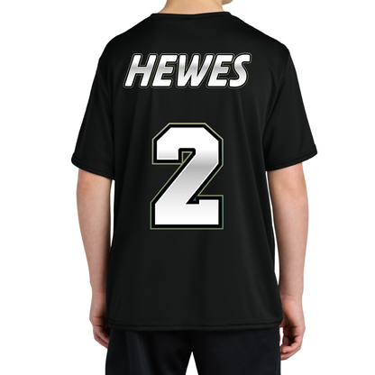 YOUTH Wildcat Lacrosse Short Sleeve Performance Shirt