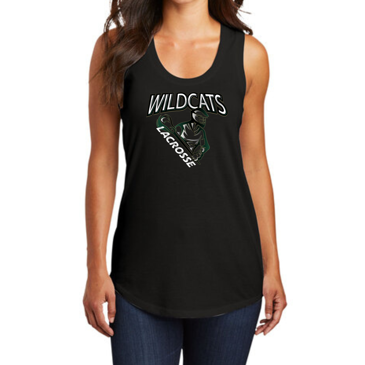 Women's Wildcat Lacrosse Tri-Blend Tank