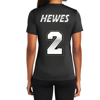 Women's Wildcat Lacrosse Short Sleeve Performance Shirt