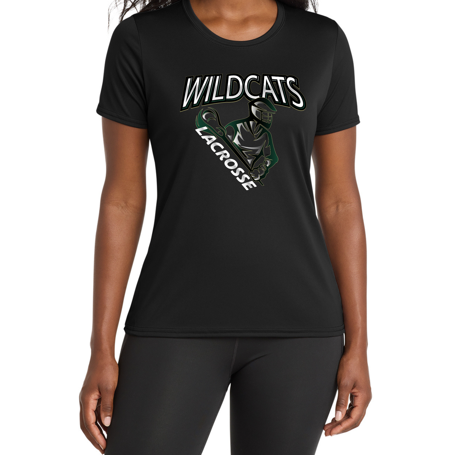 Women's Wildcat Lacrosse Short Sleeve Performance Shirt