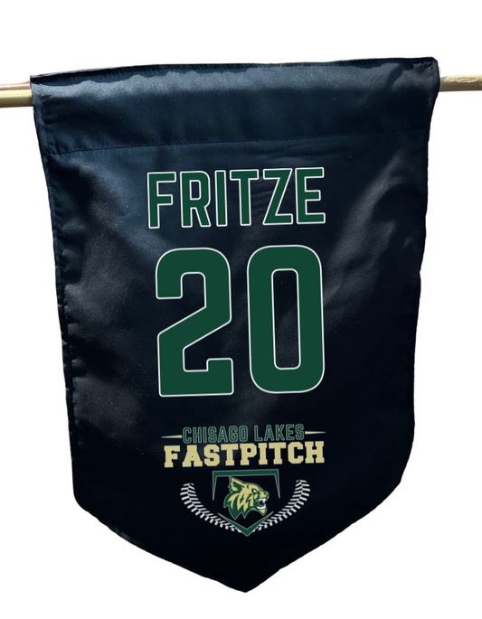 Custom CL Fastpitch Hotel Flag