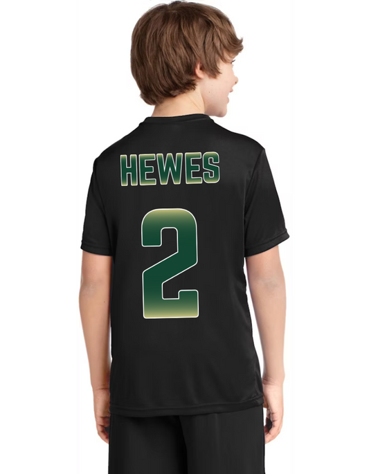 Wildcat Lacrosse Youth Short Sleeve Performance Shirt