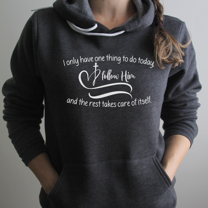 Follow Jesus Fleece Hoodie