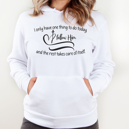 Follow Jesus Fleece Hoodie